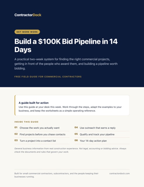 Cover of Build a $100K Bid Pipeline in 14 Days